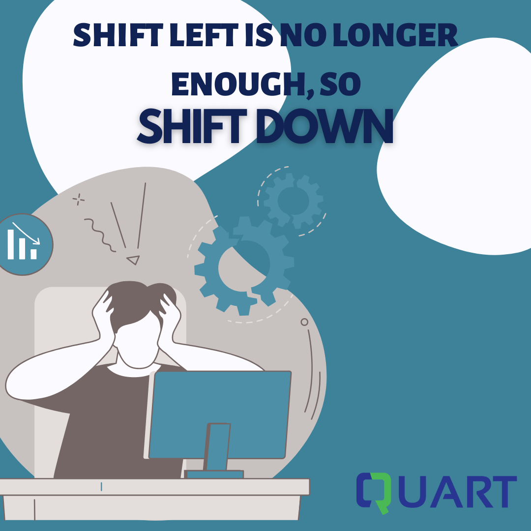 Shift left is no longer enough, so Shift Down.
